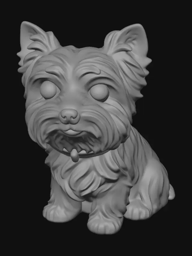 3D model for Snowy Pup