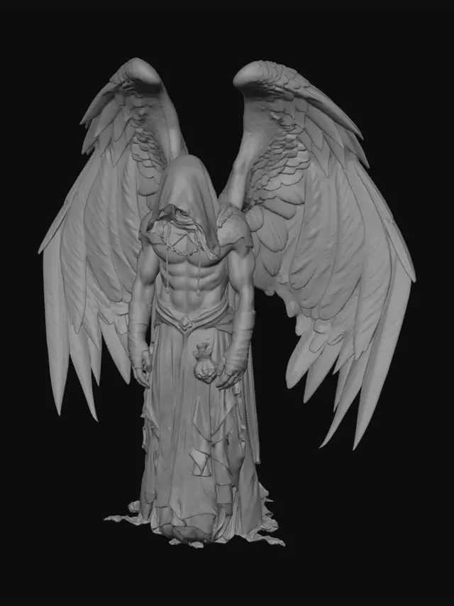 3D model for Ashen Angel on the Shore