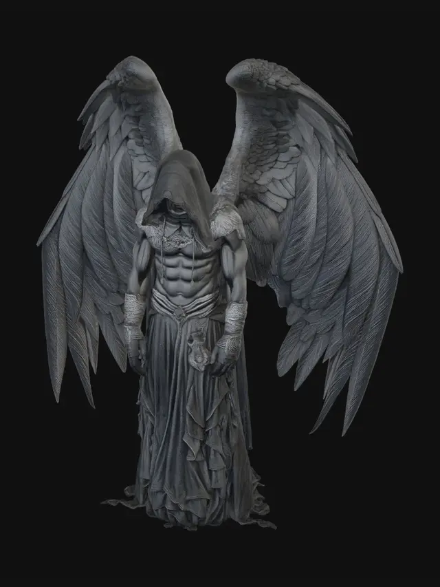 3D model for Ashen Angel on the Shore