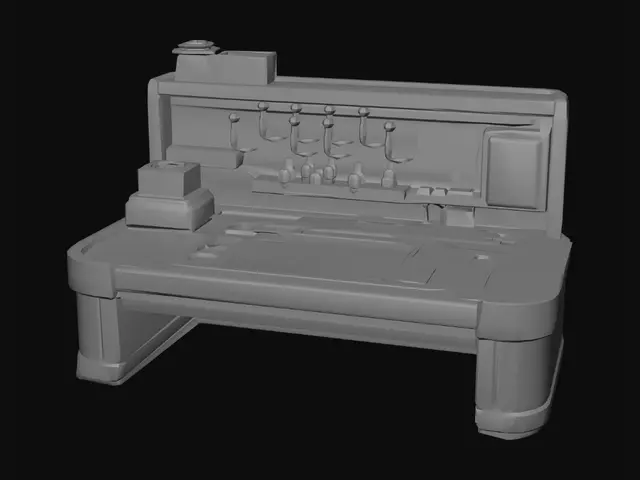 3D model for Weathered Workshop Bench