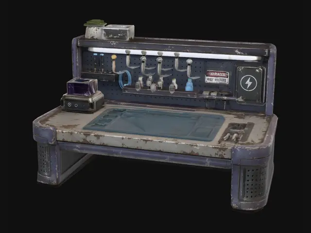 3D model for Weathered Workshop Bench