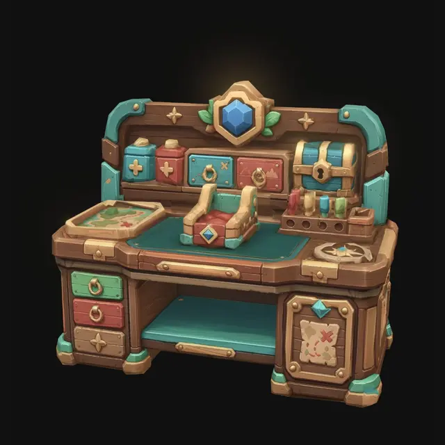 3D model for Adventurer's Treasure Workshop