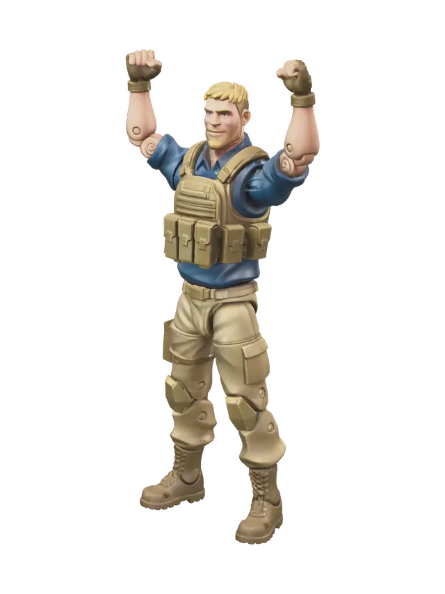 3D model for Realistic Fortnite Jonesy
