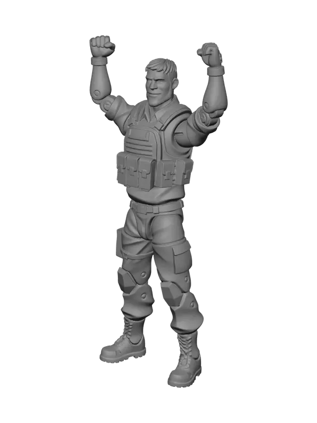 3D model for Realistic Fortnite Jonesy