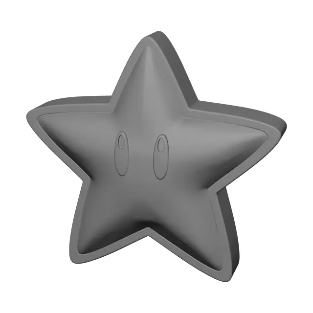 3D model for Stylized Mario Star