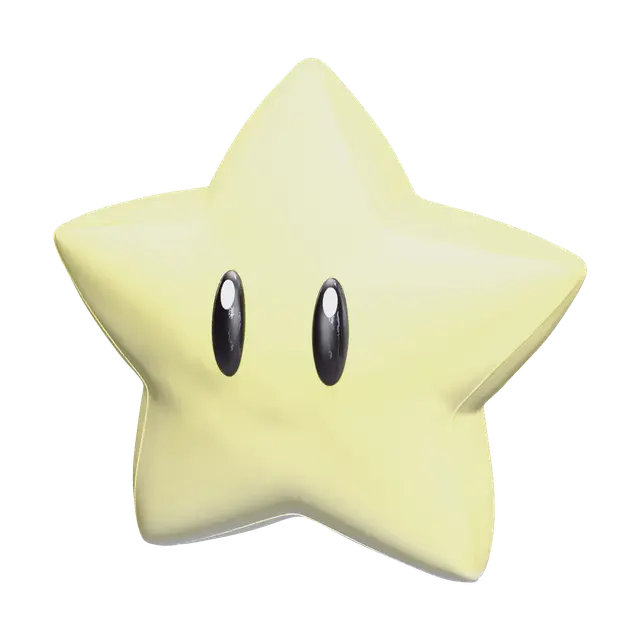 3D model for Modern Mario Star