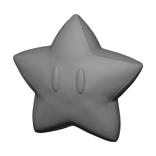 3D model for Modern Mario Star