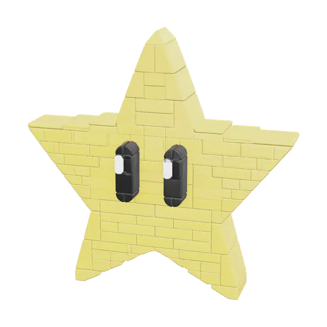 3D model for Mario Star