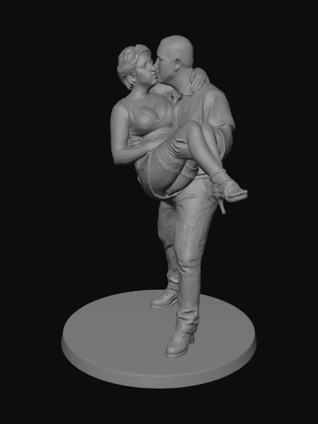 3D model for Sunset Embrace
