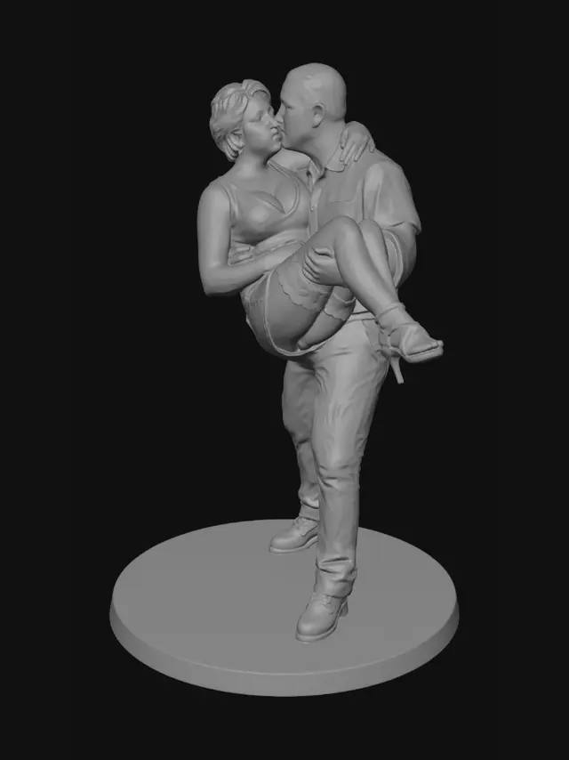 3D model for Sunset Embrace