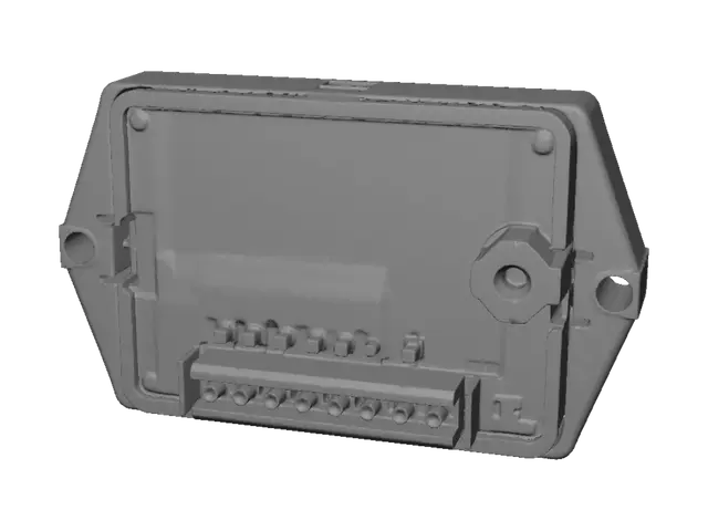 3D model for 12.6V Digital Voltmeter Display