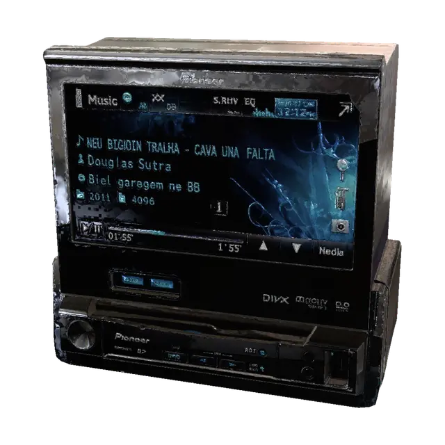 3D model for Pioneer Car Stereo Display