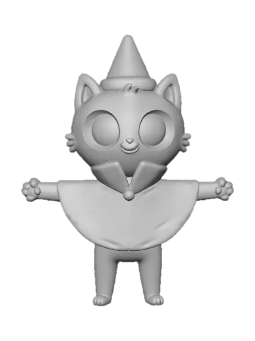 3D model for Stellar Wizard Cat