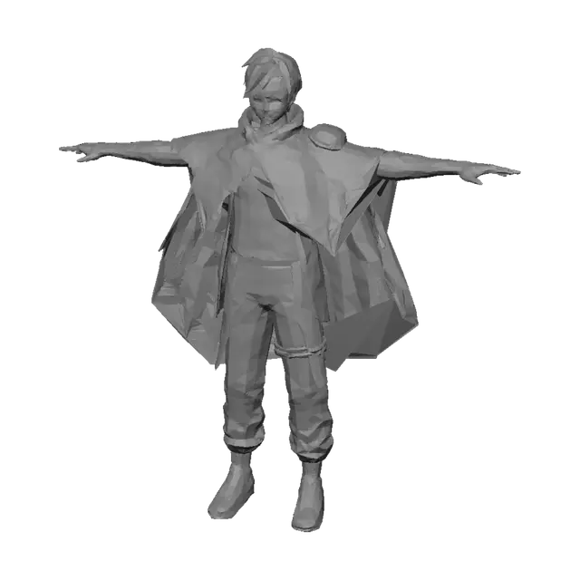 3D model for Ragged Wanderer
