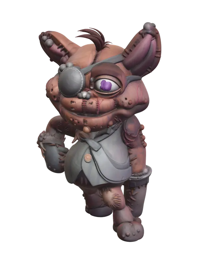 3D model for Low-Poly Giblet Poppy Playtime