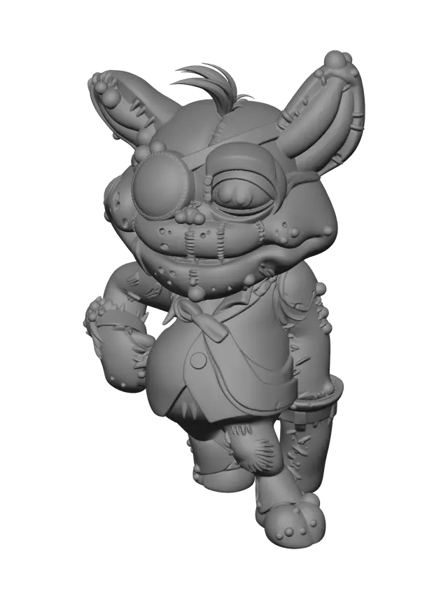 3D model for Low-Poly Giblet Poppy Playtime