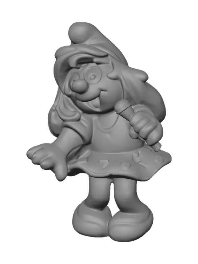 3D model for Smurfette on Stage