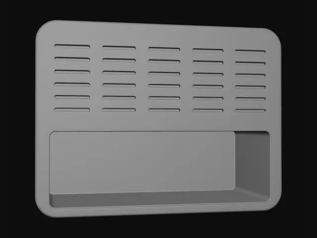 3D model for Teak mid-century radio cabinet