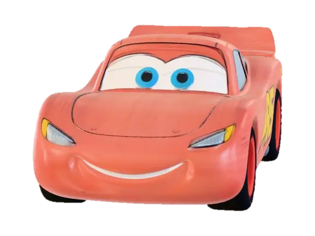 Isometric view of a handcrafted chunky wooden toy car, stylized interpretation of… - Lightning 3D model, vytvořený pomocí AI