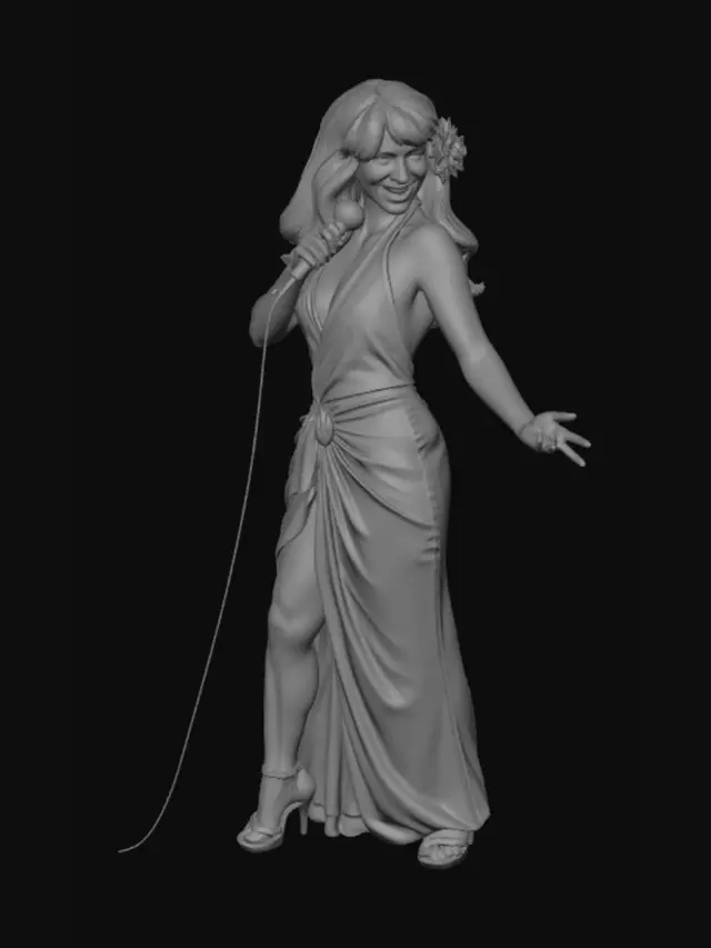 3D model for Velvet Serenade on Stage