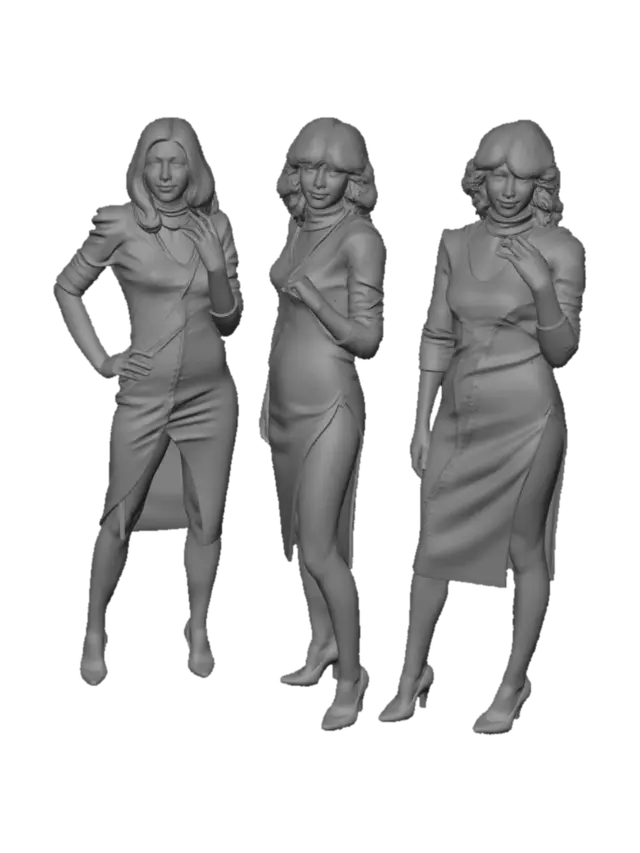 3D model for Neon Velvet Triad