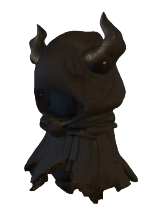 Hooded Spirit - Con 3D model, vytvořený pomocí AI