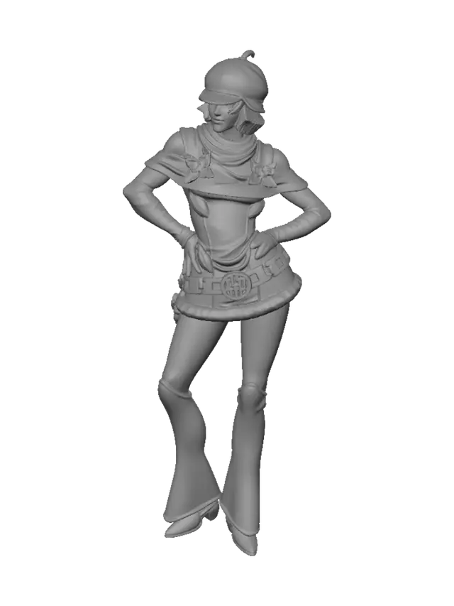 3D model for Pink Couture Heroine
