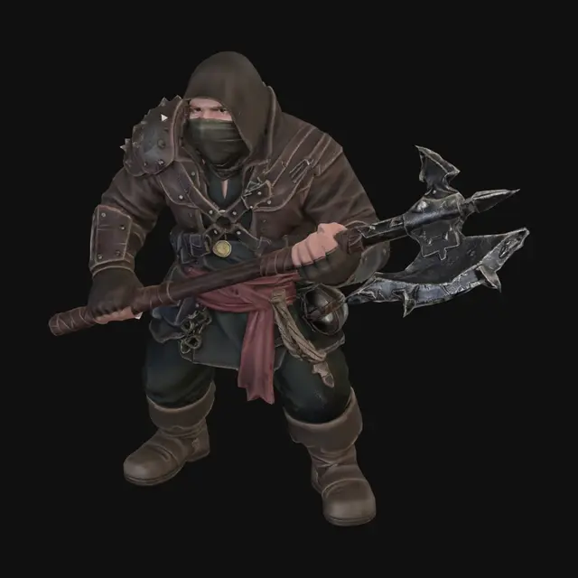 3D model for Grimwarden the Spiked Reaver