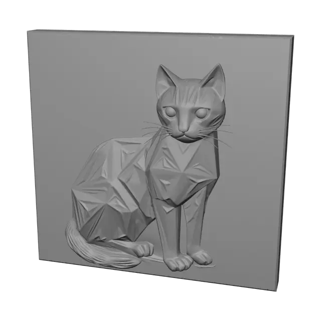 3D model for Kaleidoscopic Cat