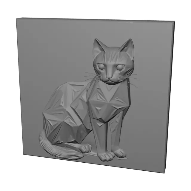 3D model for Kaleidoscopic Cat