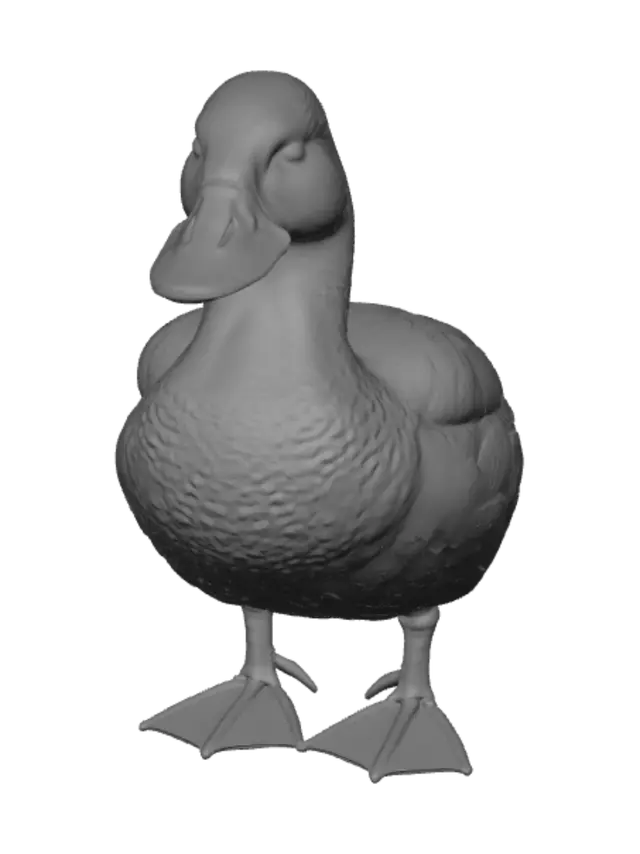 3D model for Monochrome Duck