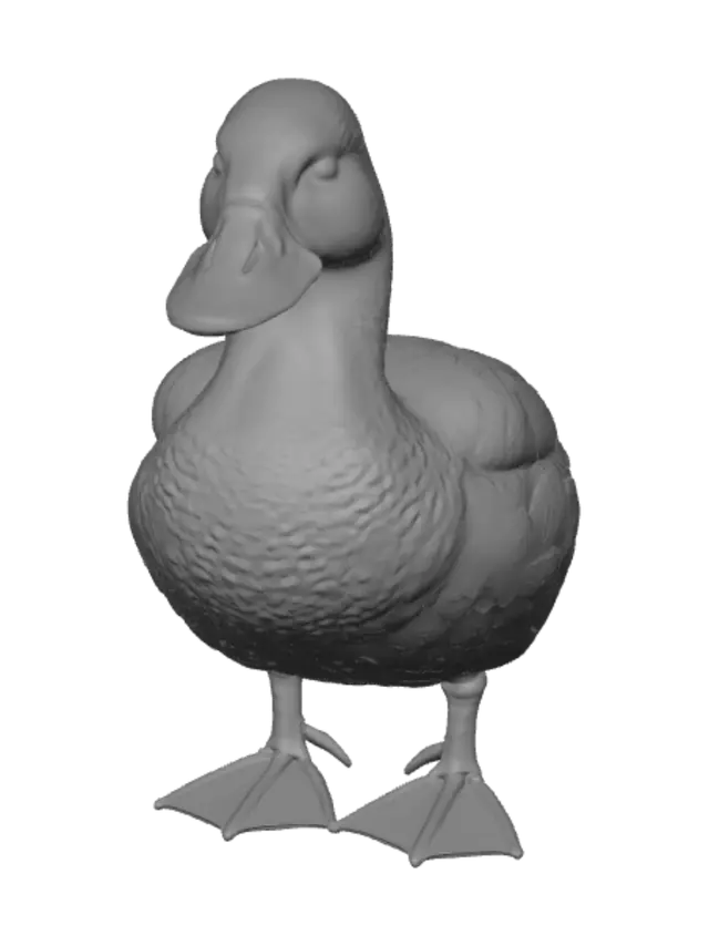 3D model for Monochrome Duck