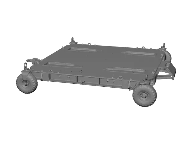 3D model for Mobile Helipad Platform