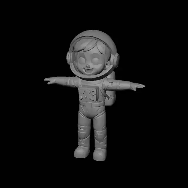 3D model for Little Astronaut