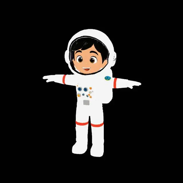 3D model for Little Astronaut