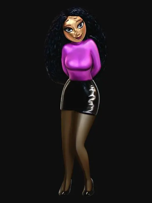 3D model for Purple Top Diva