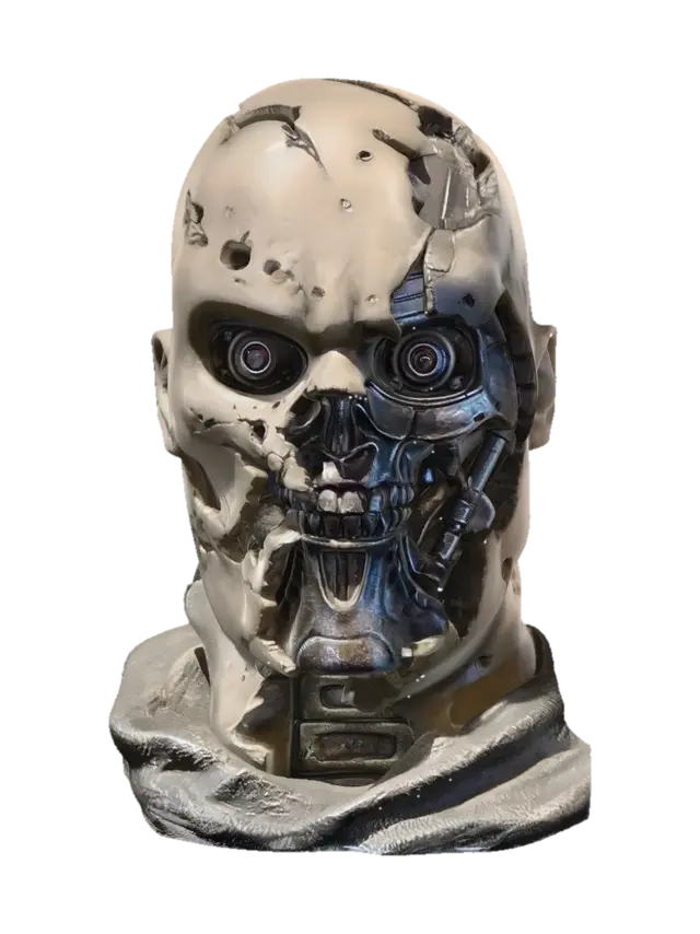 Cracked Endoskeleton - Skeletal 3D model, vytvořený pomocí AI