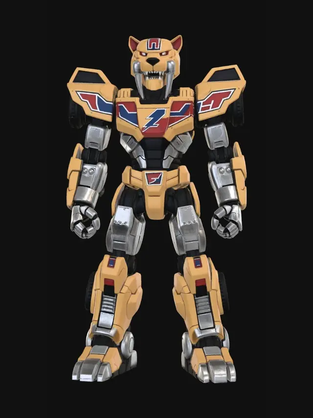 3D model for Golden Tiger Mech