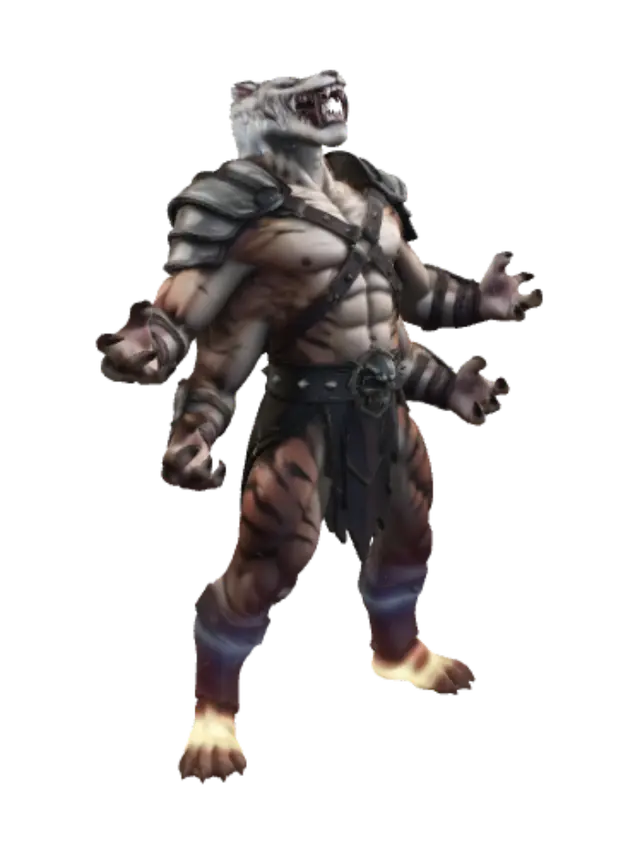 3D model for Tiger Berserker