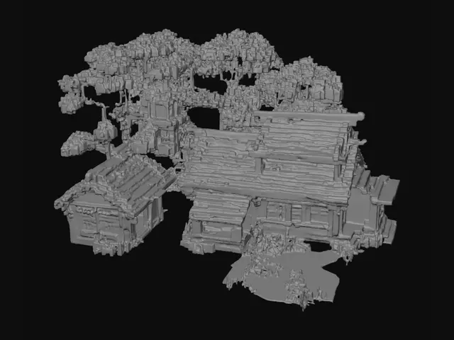 3D model for Voxel Maple Cottage by the Pond