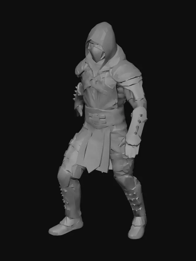 3D model for Golden Knight