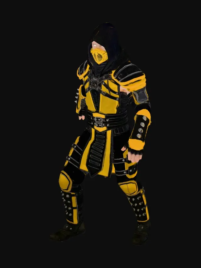 3D model for Golden Knight