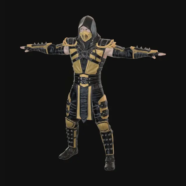 3D model for Golden Knight