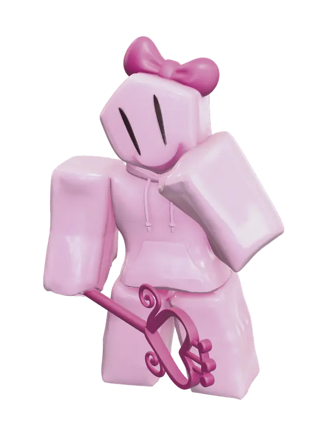 Ornate Pr3Tty Princess Forsaken 3D model, vytvořený pomocí AI