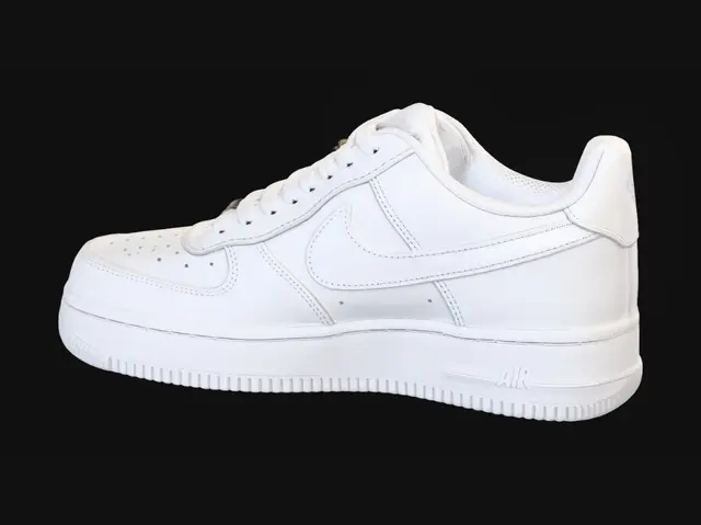 3D model for White Nike Air Force 1 with Gold Coin Charm