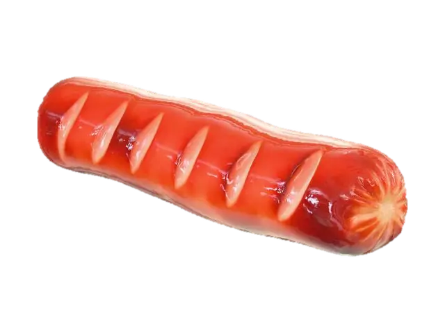 3D model for Sliced Sausage