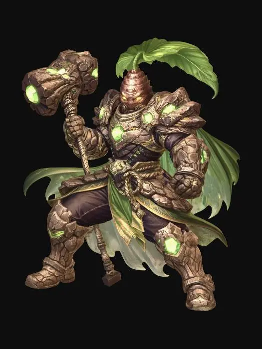 3D model for Verdant Stone Golem