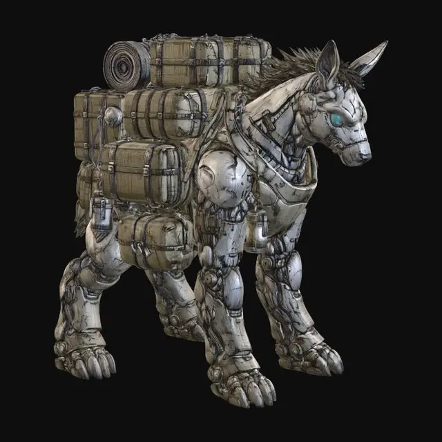 3D model for Steel Pack Mule