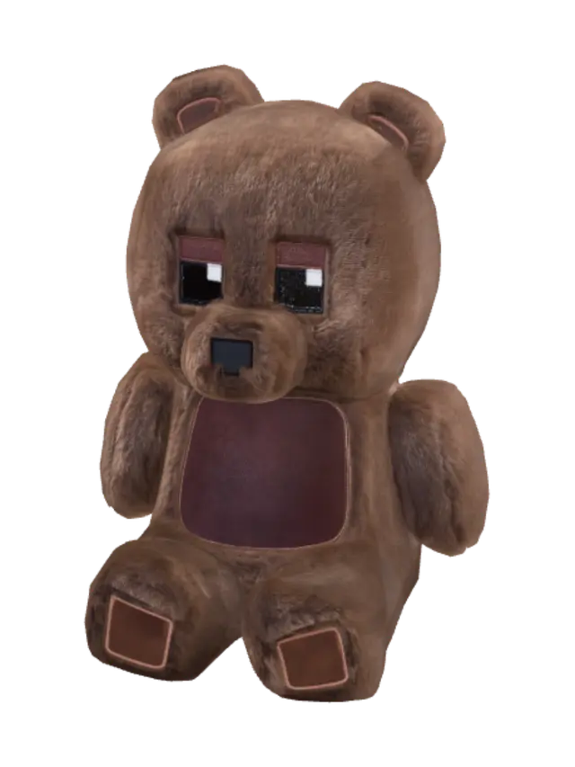 3D model for Pixelated Plush Bear