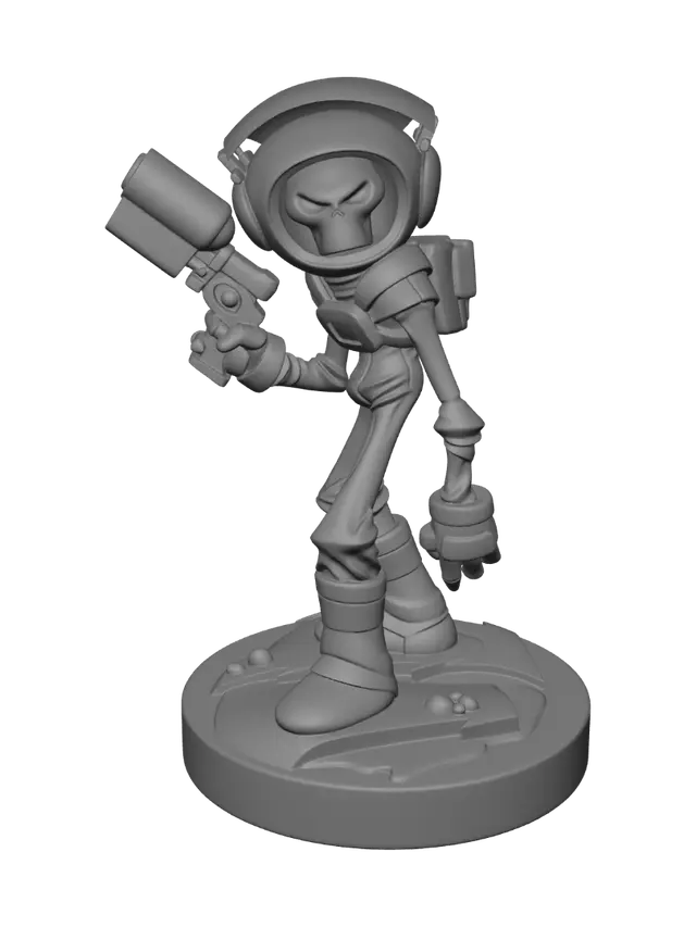 3D model for Crimson Skeleton Bounty Hunter